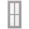 Стеклянная дверь, серый