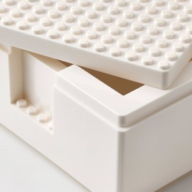 LEGO® контейнер с крышкой, 3 шт., белый