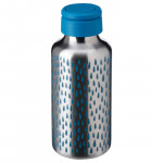 Бутылка для воды, с рисунком/синий