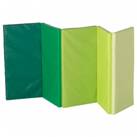 Складной гимнастический коврик, зеленый
