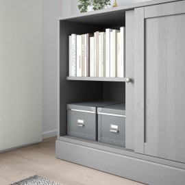 Шкаф с цоколем, серый
