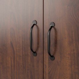 Шкаф с дверями, коричневый
